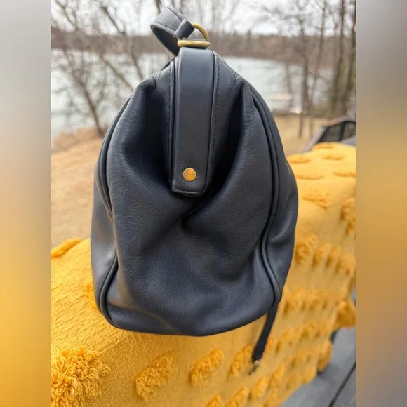 Vintage Coach 4113 Hudson Doctor Satchel, Navy - Picture 5 of 9